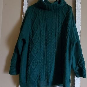 Lands' End Chunky Sweater 2 XL